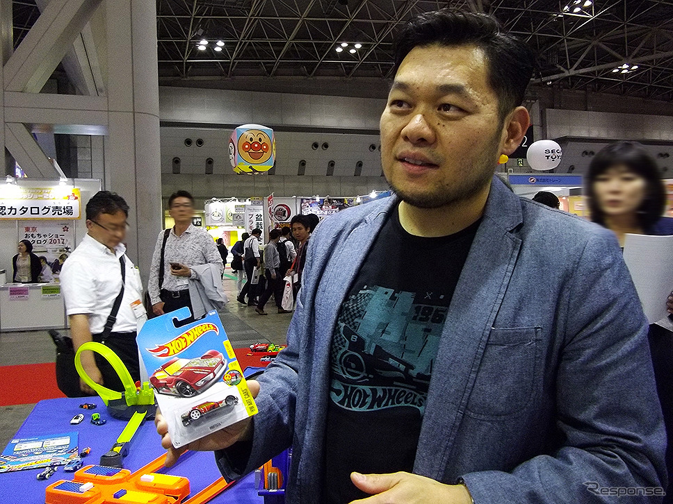 Hot Wheels デザイナー、Jun Imai（6月2日、東京おもちゃショー）《撮影 大野雅人（Gazin Airlines）》
