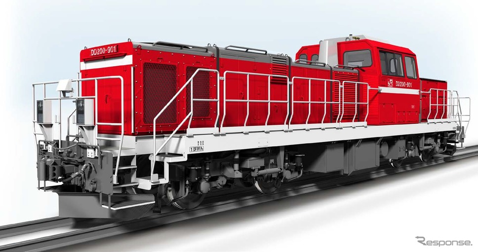 DD200形のイメージ。6月下旬に試作機1両が完成する予定。《出典 日本貨物鉄道》