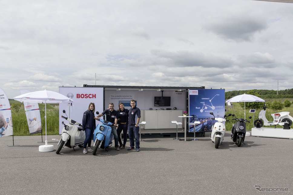 ドイツ・ボックスベルグにて開催されたボッシュ2輪技術説明会。《画像提供　ボッシュ株式会社モーターサイクル・パワースポーツ部》