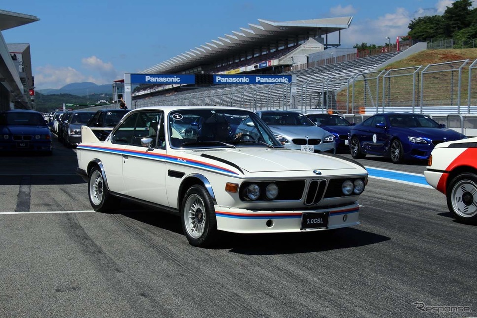 レース用ホモロゲ取得のために開発された1970年代の名車「3.0CSL」もパレードに参加