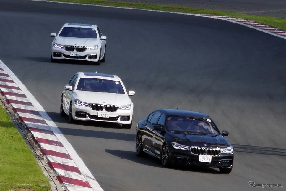 「BMW TEST DRIVE」BMW 7シリーズもサーキット走行を楽しめた