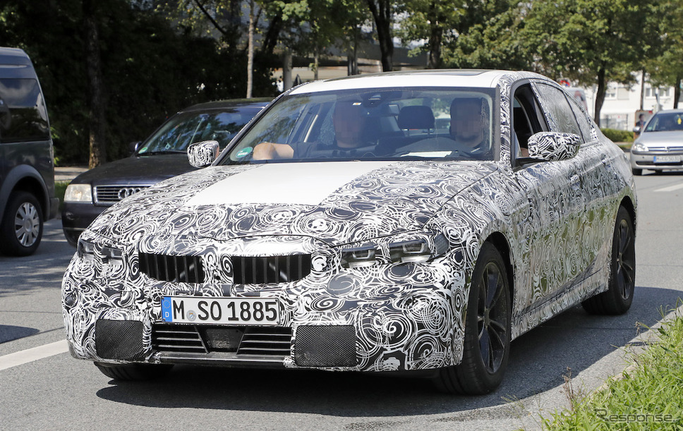 BMW 3シリーズ 次期型 スクープ写真《APOLLO NEWS SERVICE》