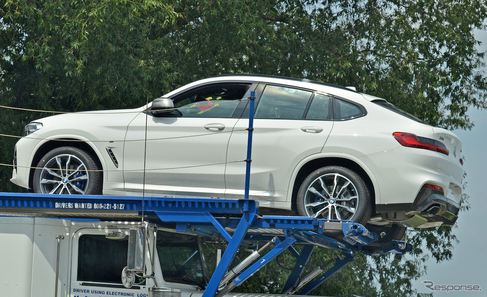 BMW X4 次期型スクープ写真《APOLLO NEWS SERVICE》