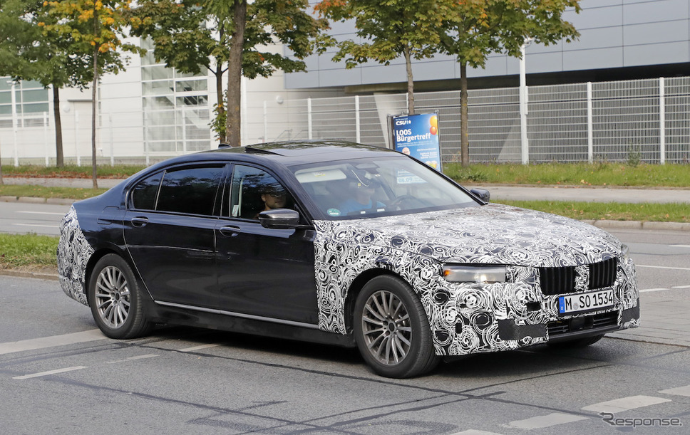 BMW 7シリーズ 改良新型 スクープ写真《APOLLO NEWS SERVICE》