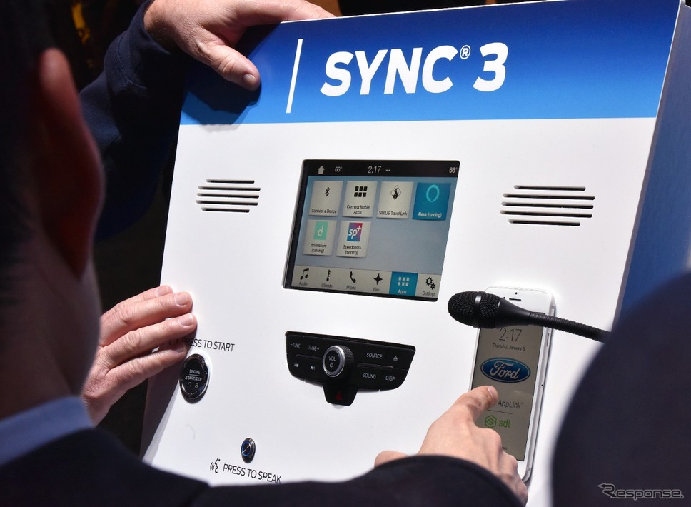 フォードのコネクテッド、「SYNC」の最新版「SYNC3」