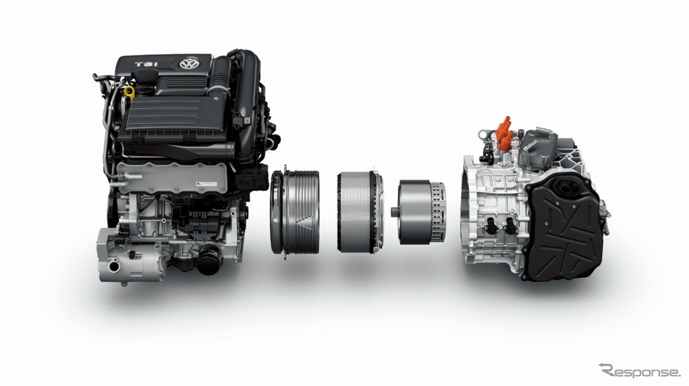 VW ゴルフGTE 1.4リットルTSIエンジン＋電気モーター