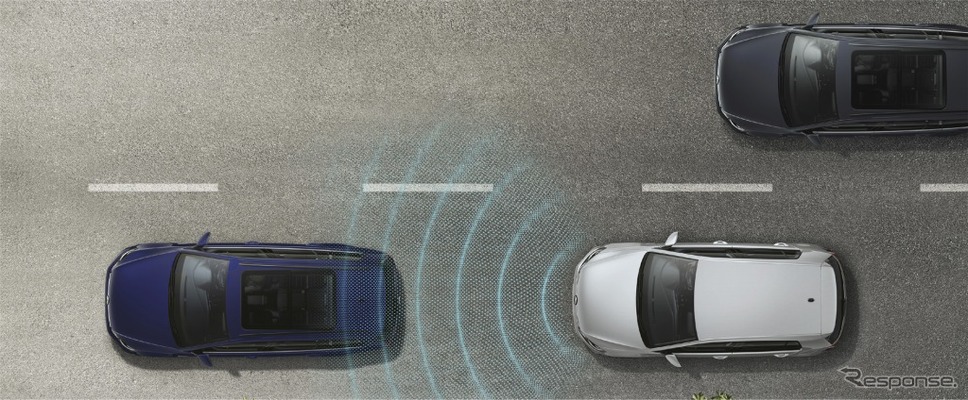 VW ゴルフGTE 渋滞時追従支援システム“Traffic Assist"