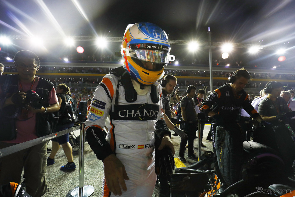 F1でもナイトレースを戦っているアロンソが、デイトナの闇に挑む。《写真提供 Honda》