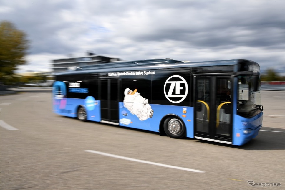 ZFのCeTraxを搭載した都市交通バスのテスト車両