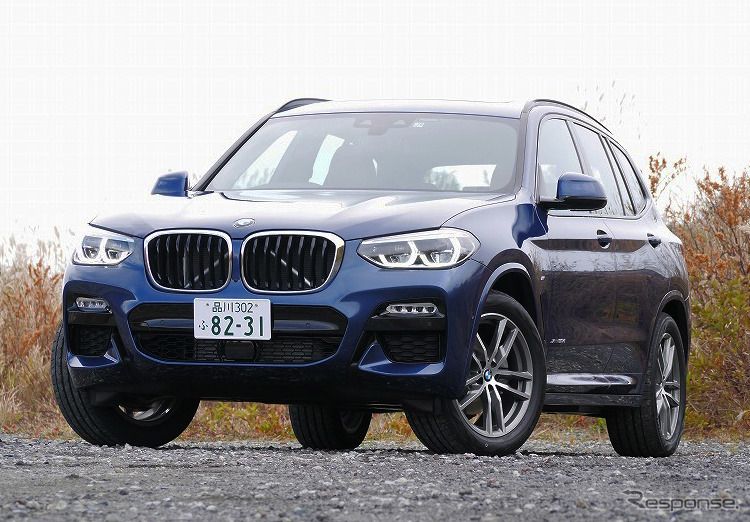 BMW X3 xDrive 20d M sport撮影　中村孝仁