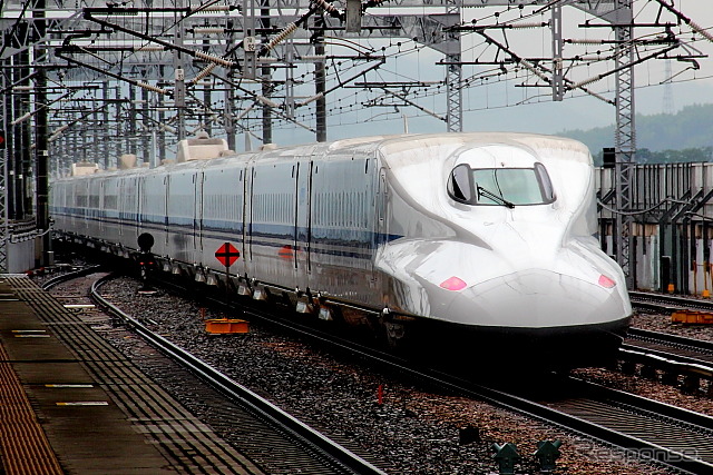 山陽新幹線を走る列車。《撮影 大野雅人（GazinAirlines）》