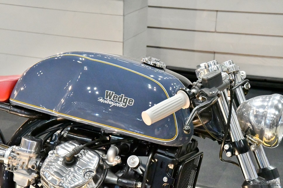 Best Motorcycle Domesticを受賞した『Wedge Motorcycle』のホンダ『GL400』（1981年式）。《撮影　青木タカオ》