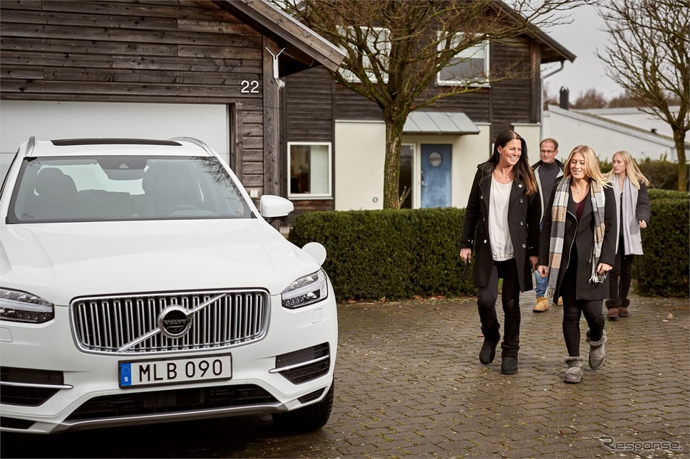 ボルボカーズの自動運転車の開発に参画するスウェーデンの2家族