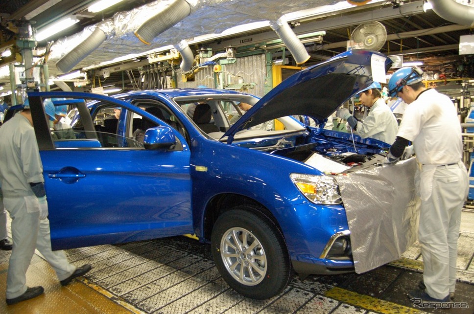 三菱自動車水島製作所、RVRの生産を開始