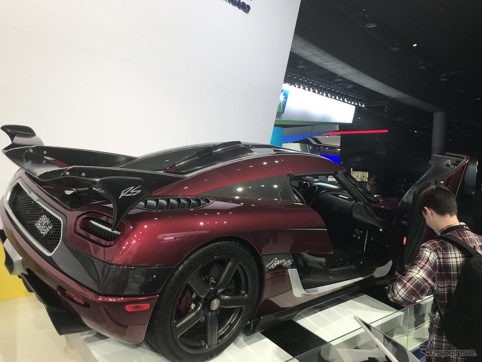 447km/hを支えるタイヤ、ミシュランが量産車世界最速のケーニグセグに純正装着…デトロイトモーターショー2018で発表