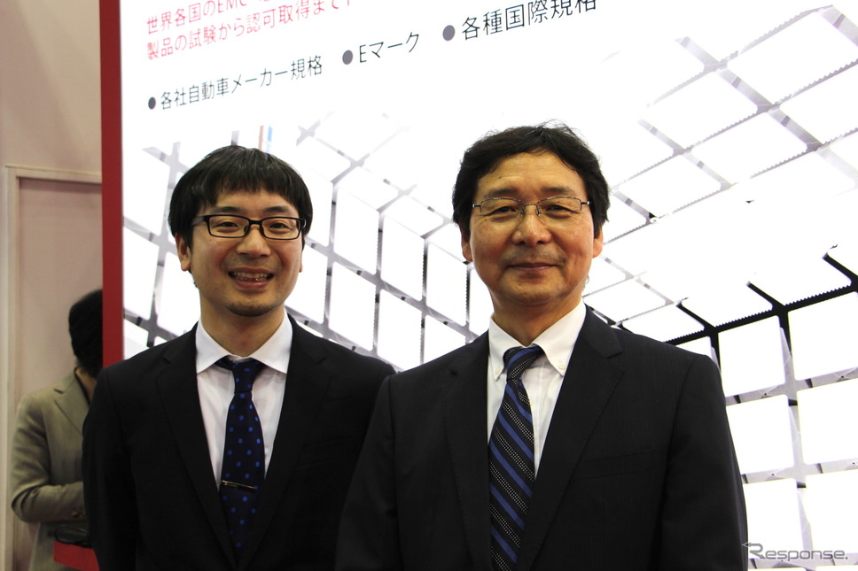 UL Japan コンシューマーテクノロジー事業部 中山勝シニアエンジニア（右）と白藤啓太チームリーダー（左）《撮影 吉田瑶子》