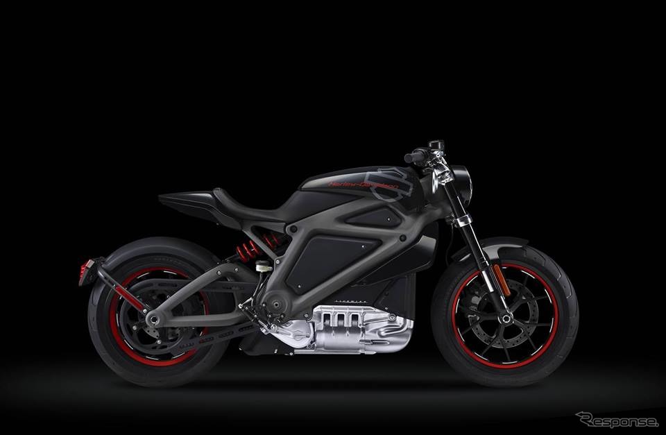 ハーレー・ダビッドソンが2014年に発表した電動バイクのコンセプトモデル、プロジェクト・ライブワイヤー（参考画像）