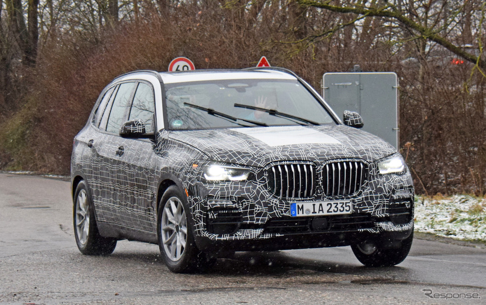 BMW X5 次期型スクープ写真《APOLLO NEWS SERVICE》