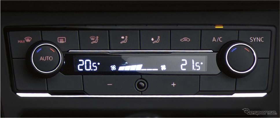 VW ポロ 2ゾーンフルオート エアコンディショナー