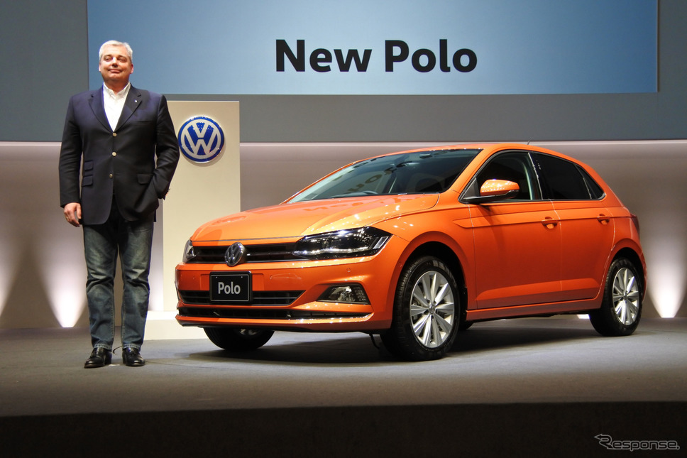 VW ポロ 新型発表会《撮影 小松哲也》