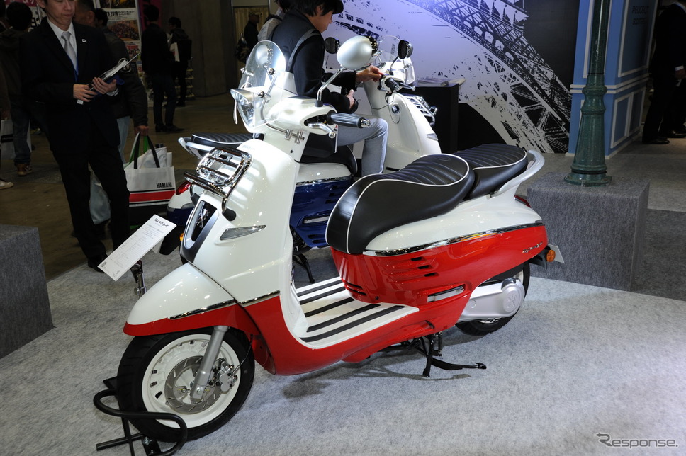 プジョースクーター（東京モーターサイクルショー2018）《撮影 安藤貴史》