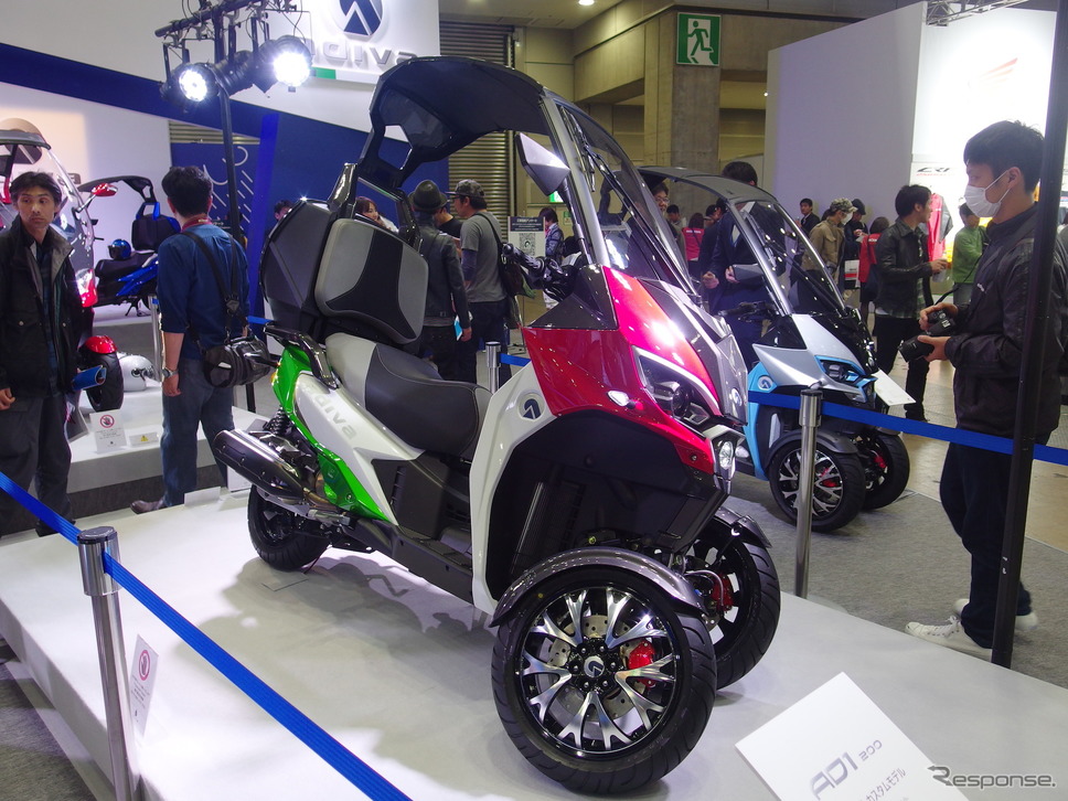 イタリア発、屋根付きスクーター ADIVA…東京モーターサイクルショー2018 - e燃費