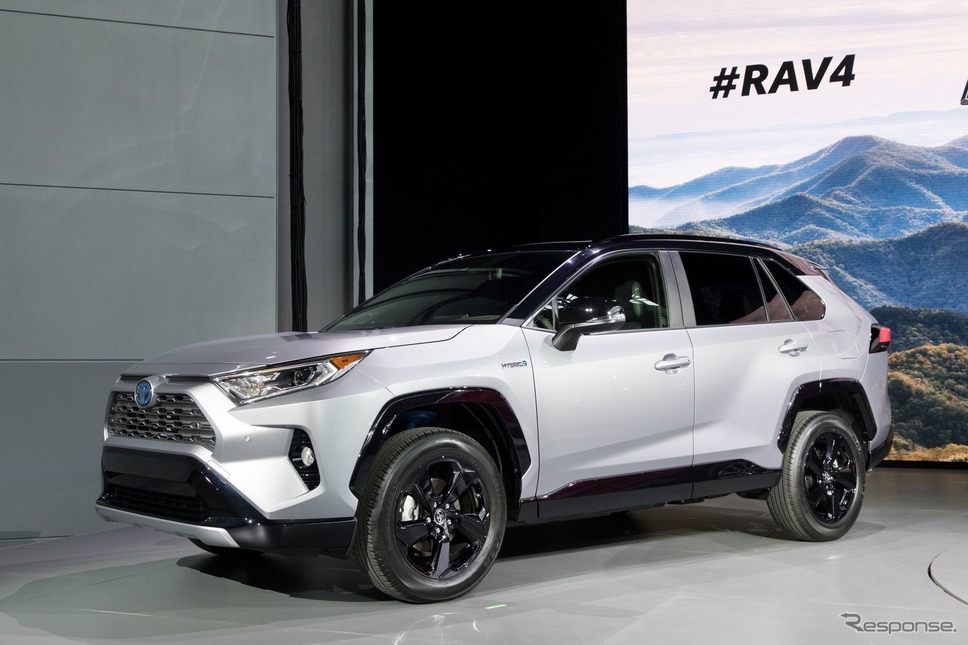 トヨタ Rav4ハイブリッド 新型は新世代システム搭載 ニューヨークモーターショー18で発表 E燃費