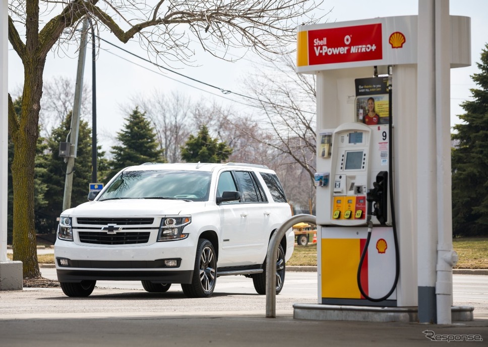 GMとシェルによる、車載モニターでガソリン代の決済が行えるシステム