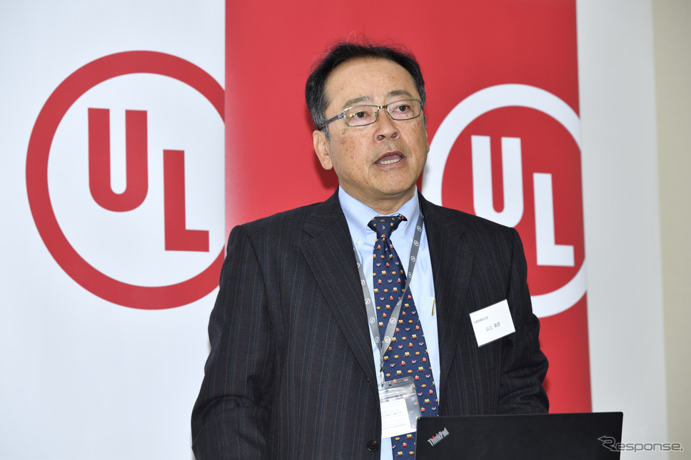 UL Japan 山上英彦代表取締役社長《撮影 雪岡直樹》