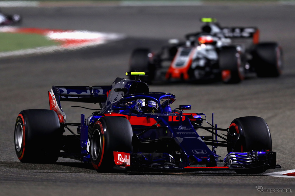 #10 ピエール・ガスリー（第2戦バーレーンGP）《写真提供 Red Bull / Toro Rosso》