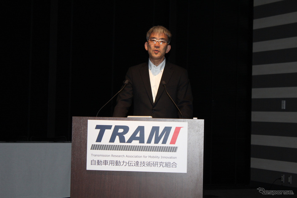 自動車用動力伝達技術研究組合（TRAMI＝トラミ）理事長の前田敏明氏。
