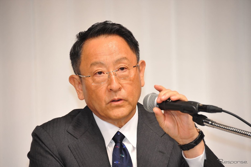 日本自動車工業会の18代会長に就任した豊田章男氏《撮影 中島みなみ》