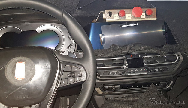 BMW 3シリーズ 新型 インテリアスクープ写真《APOLLO NEWS SERVICE》
