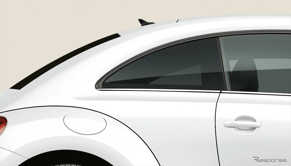 VW ザ ビートル エクスクルーシブ ダークティンテッドガラス（リヤ/リヤ左右、UVカット機能付）