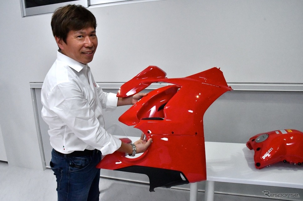 ドゥカティジャパンPR&マーケティング ダイレクター五条秀巳氏画像　Ducati Japan