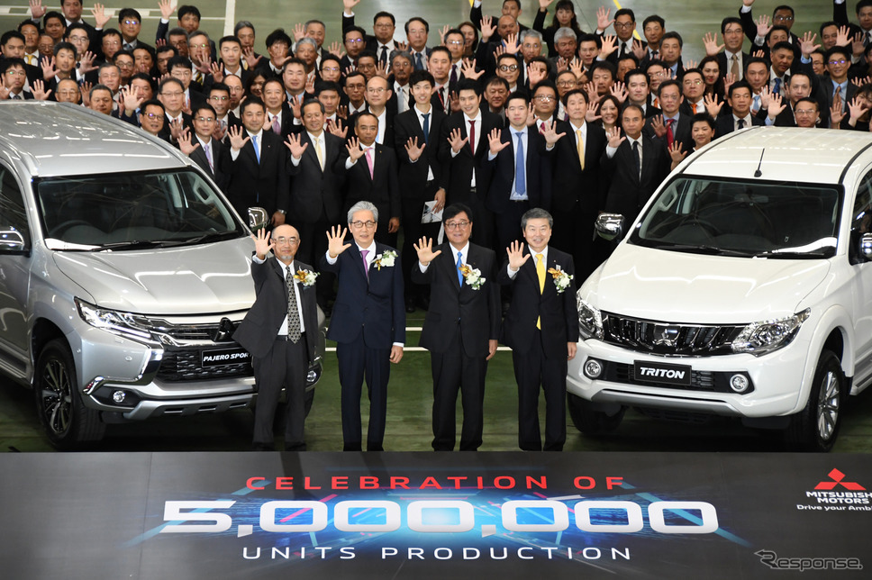 三菱自動車タイランドが累計生産500万台を達成。電動車の製造へ向け「第一歩」を表明