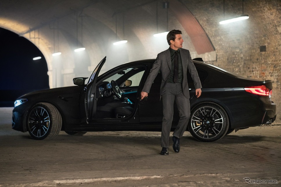 映画『ミッション：インポッシブル』最新作に起用される新型BMW M5とトム・クルーズ画像：2018 Paramount Pictures.