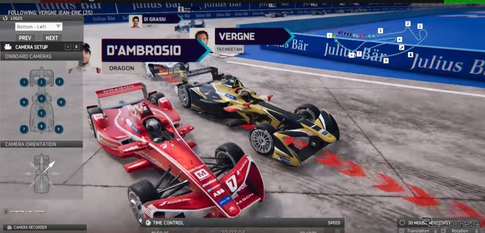フォーミュラEのレースにリアルタイムでオンライン参戦できるレースゲーム「Formula E Live Ghost Racing Game」