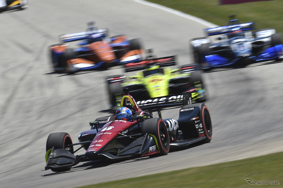 5位の#6 ウィッケンズ。《写真提供 INDYCAR》