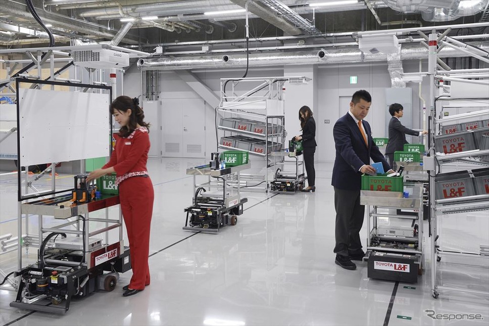 生産ラインの再現工程(2階)