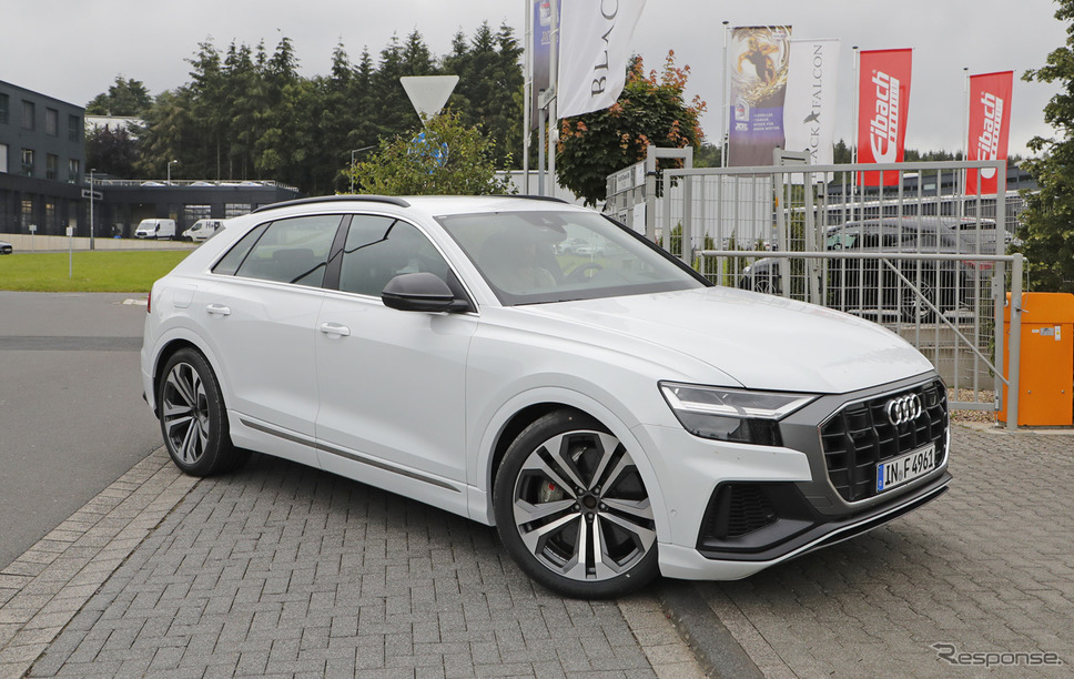 アウディ SQ8 スクープ写真《APOLLO NEWS SERVICE》