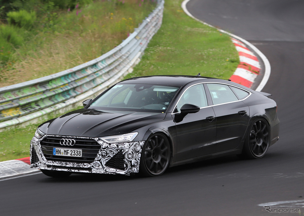 アウディ RS7 次期型スクープ写真《APOLLO NEWS SERVICE》