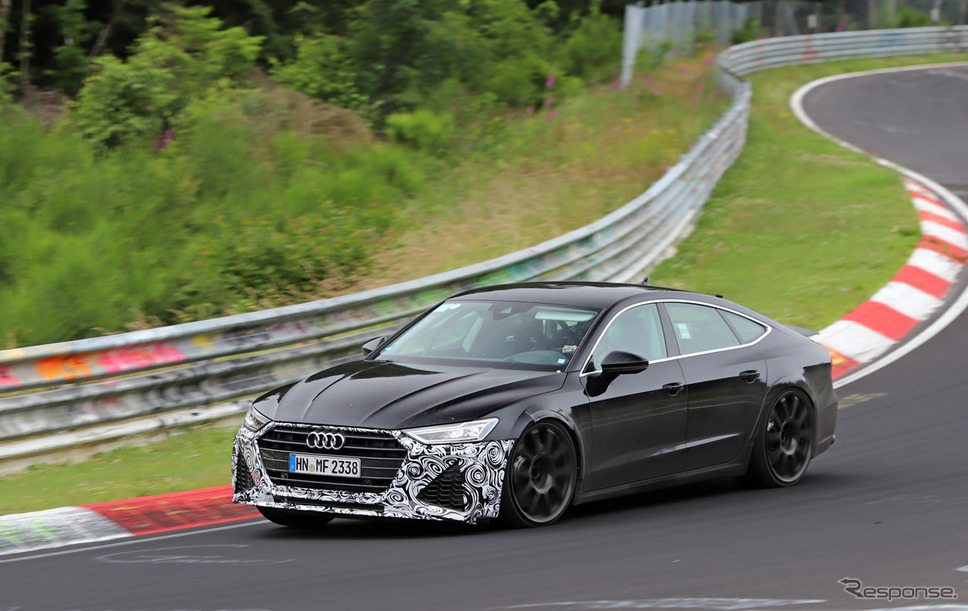 アウディ RS7 次期型スクープ写真《APOLLO NEWS SERVICE》