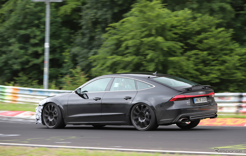アウディ RS7 次期型スクープ写真《APOLLO NEWS SERVICE》