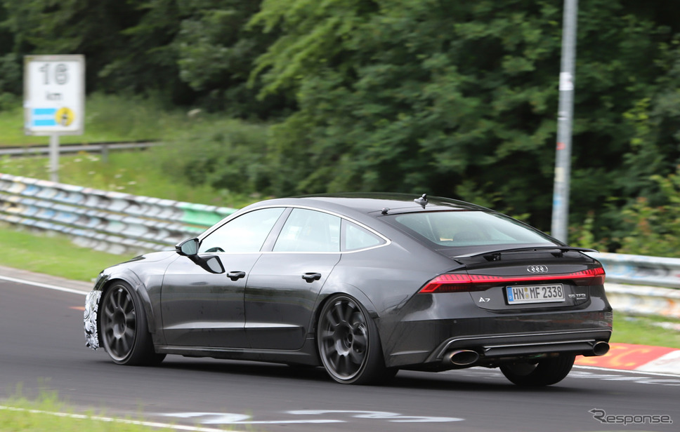 アウディ RS7 次期型スクープ写真《APOLLO NEWS SERVICE》