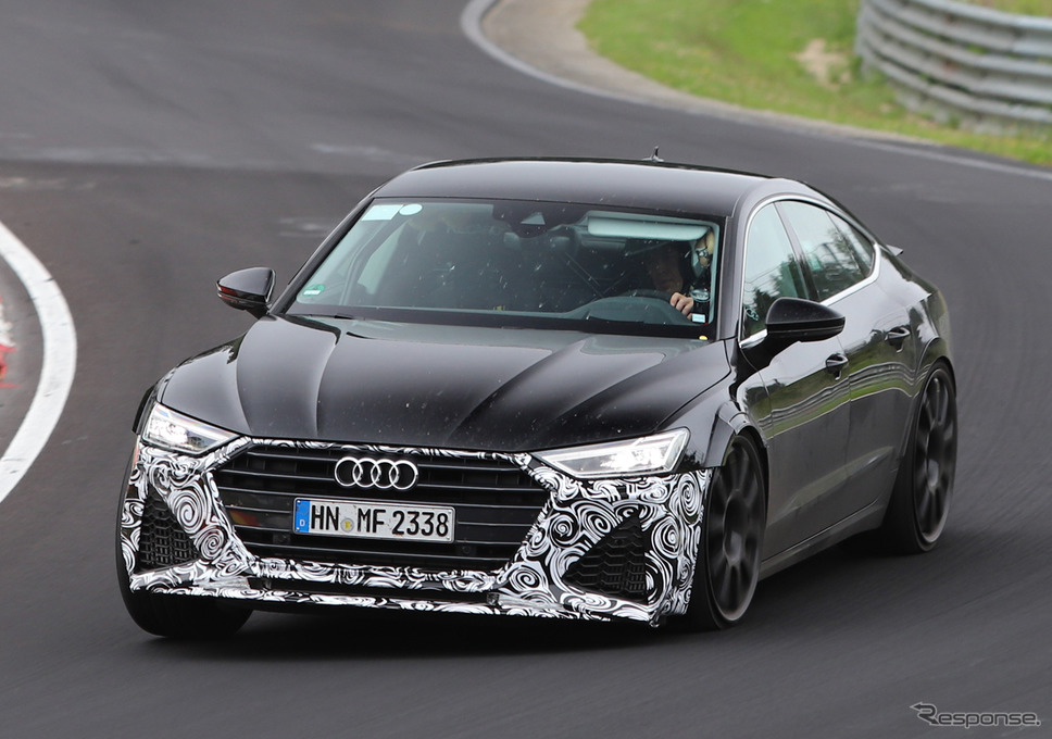 アウディ RS7 次期型スクープ写真《APOLLO NEWS SERVICE》