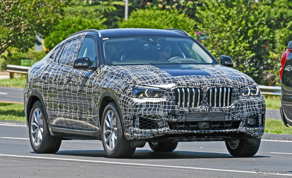 BMW X6 次期型スクープ写真《APOLLO NEWS SERVICE》