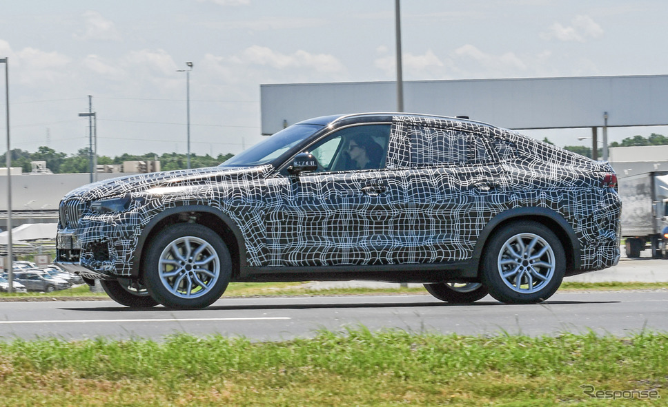 BMW X6 次期型スクープ写真《APOLLO NEWS SERVICE》