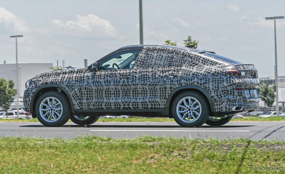 BMW X6 次期型スクープ写真《APOLLO NEWS SERVICE》