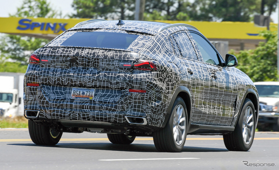 BMW X6 次期型スクープ写真《APOLLO NEWS SERVICE》